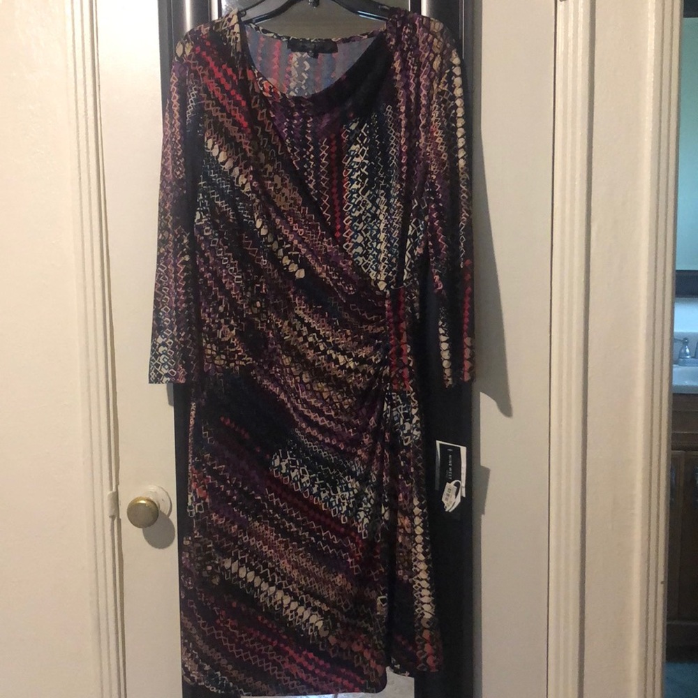 Nine West Faux Wrap Dress